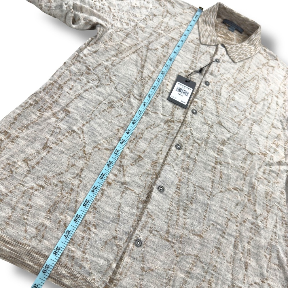 NWT John Varvatos Caravaggio Shirt Mens Large L Long Sleeve Button Down - $498 - Picture 11 of 14